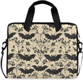 MNSRUU Laptop Bag for 15.6 inch Black Gothic Bats