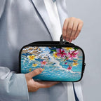 Beach Electronic Organizer Tech Accessory Pouch Electronic Accessories Carry Case Storage Bag for Cable Cord SD Card Travel Bag Cable Organizer