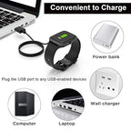 [2-Pack] AR-01 Smart Watch Charger, Magnetic Charging Cable for Fitpolo AR-01 & Aeac AR-01 SmartWatch