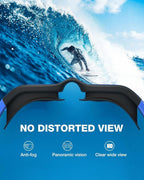 ZIONOR Swim Goggles, Upgraded G1 Polarized Swimming Goggles Anti-Fog for Adult Men Women