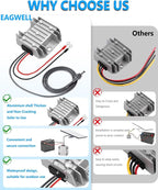 EAGWELL Starlink Mini 12V Adapter DC Step Up Converter with Starlink Mini Power Cord 9-28V Input 30V 3.5A Output for Starlink Mini Power Supply Step Up Conversion