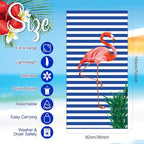 Redbaker 16 Packs 72 x 36 Inches Oversized Mixed Style Beach Towel Bulk Extra Large Pool Towels Set Microfiber Quick Dry Swim Towel Blanket for Women Men Adult Bath Travel(Fresh Colors)