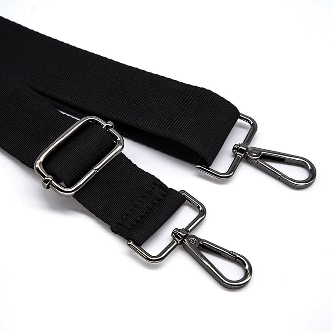 S&loyoe Thickened Solid Color Purse Straps Replacement Crossbody Bag Strap Adjustable Wide Guitar Straps for Handbags 1.5inch