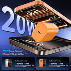 Phone 17 16 15 Pro Charger Fast Charging, 20W USB C Fast Charger Block with 10FT Long Type C Chargers Fast Charging Cable Cord for Phone 17/17 Pro/17 Pro Max/Air/16 Pro Max/16 Pro/15Pro-Cosmic Orange