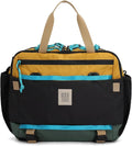 Topo Designs Mountain Cross Bag, Functional + Flexible Briefcase, Removable Shoulder Strap, Fair Trade (Mustard/Forest)