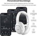 TOZO HT2 Hybrid Active Noise Cancelling Headphones, Wireless Over Ear Bluetooth Headset, 60H Playtime, Hi-Res Audio Custom EQ via App Deep Bass Comfort Fit Ear Cups, for Home Office Travel