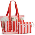 G4Free Beach Bag,Waterproof Beach Tote Pool Bags for Women,Compatible with Cup,Foldable for Weekender Travel