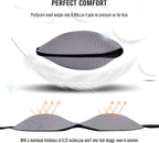 PrettyCare 3D Sleep Mask 2 Pack,Eye Mask for Side Sleeper -3D Contoured Sleeping Mask Blackout Out for Men Women - Zero Eye Pressure Blindfold with Ear Plugs, Night Masks with Travel Bag (Black＆Grey)