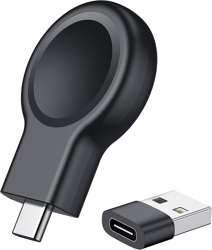 2025 Upgrade for Apple Watch Charger,Magnetic Portable iWatch Charger USB C&USB A Fast Wireless Charging Travel Battery Charger for iWatch Ultra2/Ultra/SE/SE2 Series 10/9/8/7/6/5/4/3/2/1