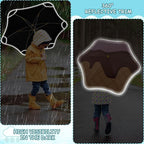 ALAZA Kids Umbrella for Girls Boys UPF 50+ Anti-UV Umbrella for Rain and Sun Age 3-8
