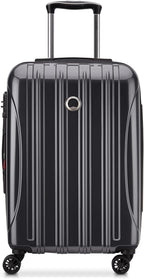 DELSEY PARIS Helium Aero Hardside Expandable Luggage with Spinner Wheels, Titanium, Carry-On Plus 21 Inch