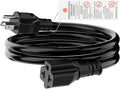 (3Feet) NEMA 5-15P Extension Cord, Plugrand NEMA 5-15P to 5-15R/ 5-20R/ 6-15R/ 6-20R AC Adapter Cord, 12AWG 15 Amp to 20 Amp T Blade Adapter Cable, 15A 125V to 20A 250V Extension Cord