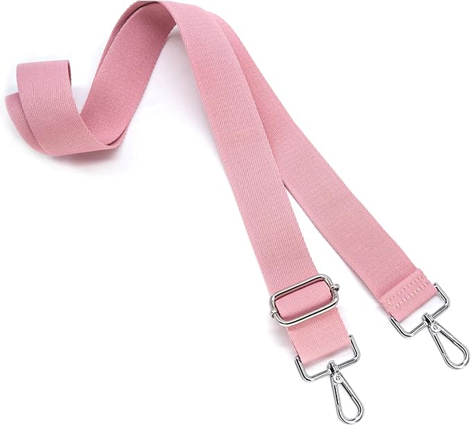 S&loyoe Thickened Solid Color Purse Straps Replacement Crossbody Bag Strap Adjustable Wide Guitar Straps for Handbags 1.5inch