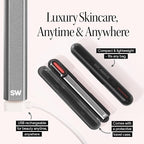 Solawave 4-in-1 Red Light Therapy Wand for Face & Neck | Beauty Device with Galvanic Current, Massager & Warmth | Anti-Aging, Wrinkle Reduction, Skin Tightening, Depuffing & Rejuvenation (Matte Black)