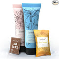Travel Well Mini Shampoo & Conditioner Set with Soap Bars - Hotel Shampoo & Conditioner Supplies for Guests - Travel-Size Bulk Toiletries - Individual Toiletries for Guests - 150-Piece Set