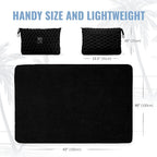 BOACAY Packable Travel Blanket for Airplane, Car - Compact Office Blanket - Portable Pillow for Adults, Kids with Case, Luggage Sleeve, Backpack Clip