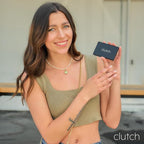 Clutch - Pro USB-C Portable Charger - Compatible with iPhone 15, 16, 17 & Android Devices - Power Bank Magnetic Battery - TSA Travel Approved - USB Rechargeable - Built-in Cable - 5000 mAh - 3.7oz
