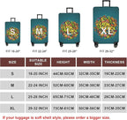 WUJIAONIAO Travel Luggage Cover Baggage Suitcase Cover Protector Skins 18-32 Inch (US-Area, XL (for 29-32 inch luggage))