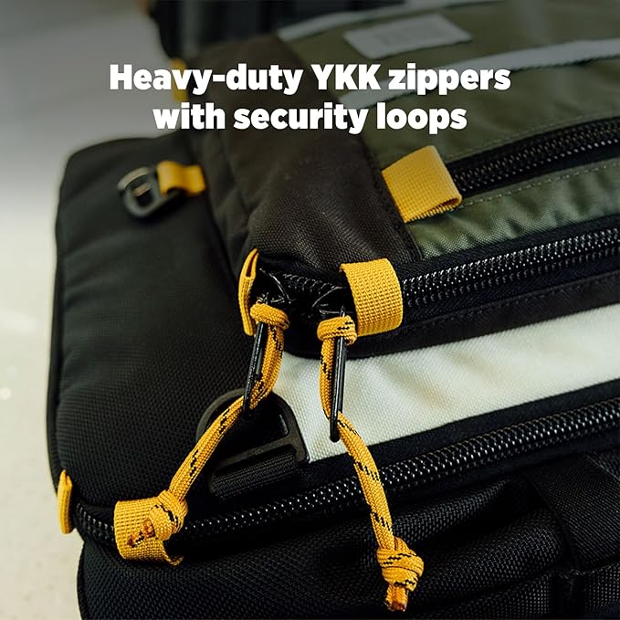 Topo Designs Global Travel Bag – 30L or 40L - Carry-On Compliant Most Airlines, Durable Travel Duffel Bag, Clam Shell Main Pocket, Laptop Sleeve, Backpack, Luggage (40L / Black/Black)