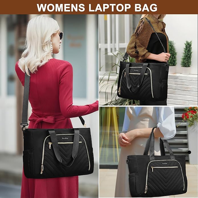 Teacher Tote Bag for Women 15.6in Laptop Bag Work Bags for Women Nurse, Large Utility Shoulder Tote Handbag