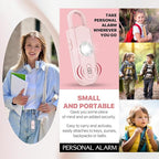 Personal Safety Alarm for Women, 130dB Loud Siren with SOS Strobe Light, Flashlight, 1000ft Audible Help Kids, Elderly Emergency Call, Self Defense Keychain for College Essentials
