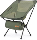 CAMEL CROWN Camping Chair Heavy Duty Backpacking Chair - Ultra-Light Folding Chair with Carry Bag, Portable Compact for Outdoor, Lawn, Hiking, Beach, Picnic