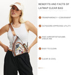 LATMAP 7L Sling Bag For Women Men Backpack Fanny Pack Crossbody Chest Travel Shoulder Belt Bags Purse Handbag PU Leather
