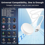 Fast Charger for Samsung Watch Charger, Magnetic Wireless USB C Galaxy Charging Pad with 3FT Type C Cable Cord for Samsung Galaxy Watch 8 Classic/8/7/6 Classic/6/5 Pro/5/4/4 Classic/3/Active 2 1