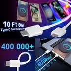 USB C Android Charger Fast Charging Cord, Super Fast Phone Chargers 10FT C to C Type Cable with 25W USBC Wall Block for Samsung Galaxy S26 S25 S24 Ultra Plus/S23/S22/S21/S20/Note 20/10, White