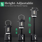 Camping Lantern Rechargeable, Telescopic 8000mAh Retro Waterproof Camping Light, Electric Lanterns for Power Outages, Vintage Hurricane Lamp for Tent Outdoor Patio RV Fishing