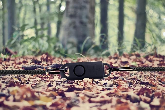 Sound Grenade by BASU® 130db Emergency Alarm for Camping & Hiking, Tripwire, Bear, Perimeter Alarm (Outdoor, S.W.A.T. Black)