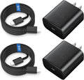 Type C Charger Fast Charging, 45W USB-C Super Fast Type C Wall Charger for Samsung Galaxy S26 S25 S24 S23 Ultra/S26 S25 S24 S23 S22 S21S20/Note 10/20, PPS Android Charger Block with 8FT Cable-Black