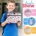 Lunch Box Kids, Insulated Lunch Bag for Women Men, Cooler Reusable Cute Lunch Containers for Boy & Girls, Adults Leak Proof Large Lunch Tote Bags for School, Work, Travel, Picnic Outdoor and Beach