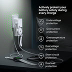 sharge 3 in 1 Portable Charger with Built-in Retractable Cables 10000mAh Power Bank, 30W Max Travel Essentials Battery Pack Fast Charging Powerbank for iPhone 17/16 and More