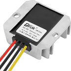DROK Boost Buck Converter 9V-36V to 12V 3A 36W Aluminium Shell Waterproof Auto Step Up Down Voltage Regulator 12V Volt Transformer for Car Audio Solar Power System LCD Television LED Display Screen