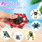 Gokeey Transformable Fidget Spinners 3 Pcs for Kids and Adults Stress Relief Sensory Toys for Boys and Girls Fingertip Gyros for Party Favors Goodie Bag Stuffers for Kids