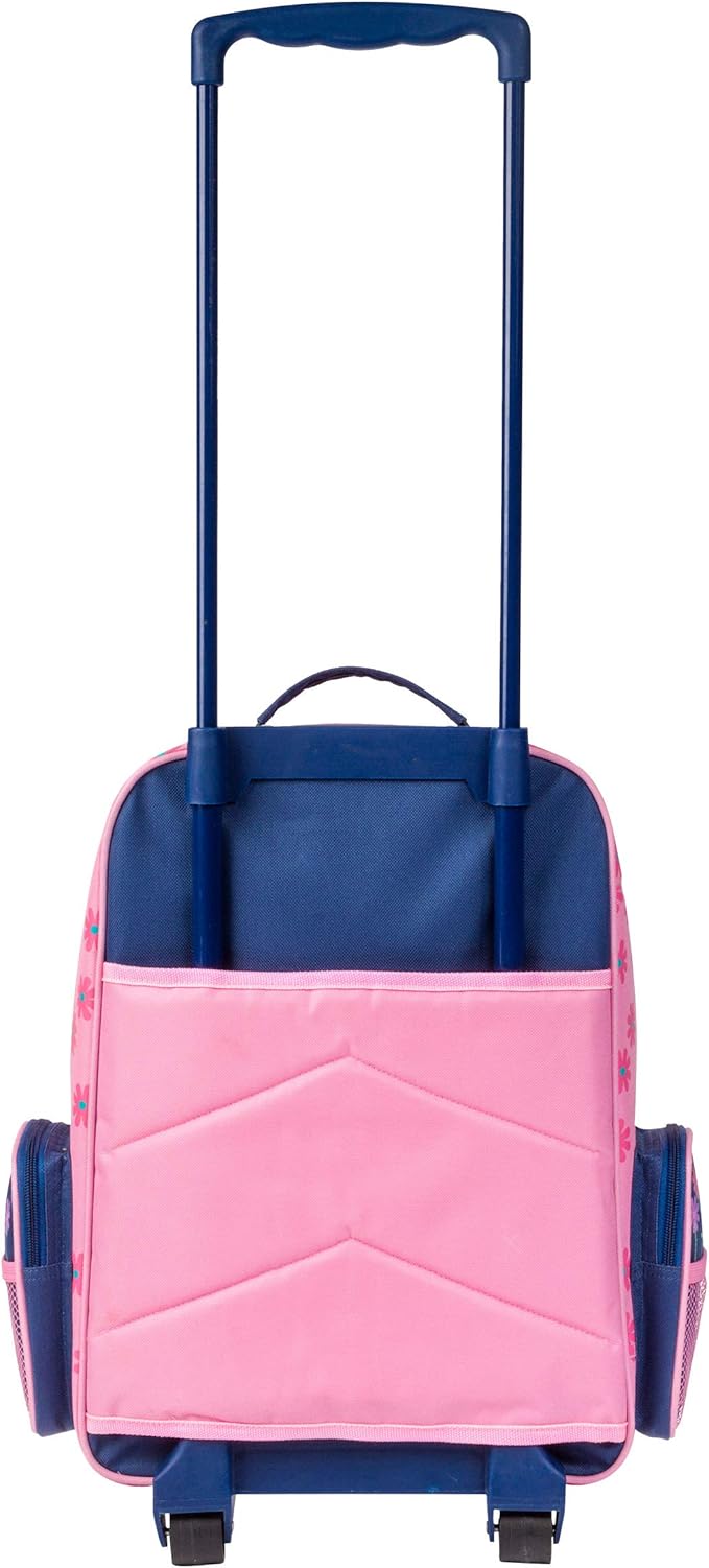 Stephen Joseph Kids Classic Rolling Luggage, Kids Luggage, Toddler Rolling Travel Carry On, Kids Suitcase with wheels,