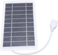 Solar Panel Power Bank, Monocrystalline Silicon 2 USB Outputs High Efficiency Portable Phone Charger, with Compact Size for Camping Hiking Travel