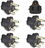 Ceptics South Africa SABS1661 Travel Power Plug Adapter Accepts NEMA 5-15R - ETL Certified - Industrial Grade (IG-10L-5PK)