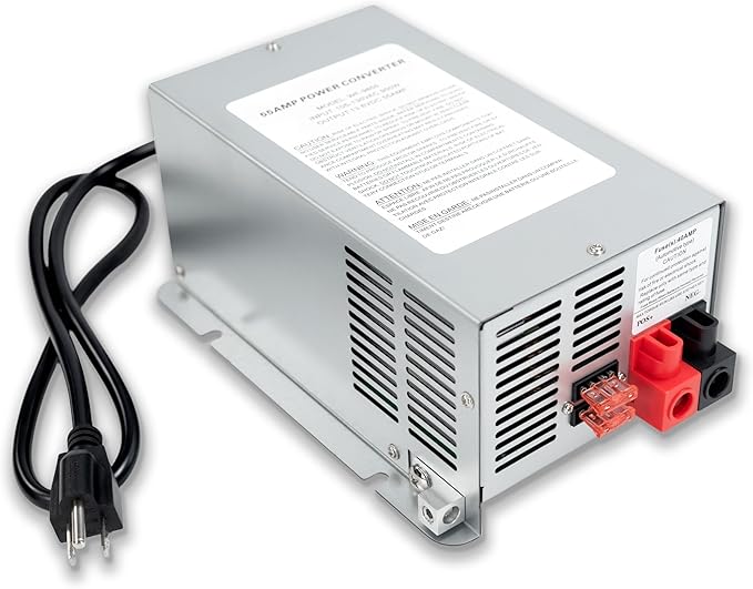 𝐔𝐩𝐠𝐫𝐚𝐝𝐞 WF-9855 55 Amp RV Power Converter Charger, Replace for RV Camper WF-9800 Series, WF-9855, WF-9855-AD, WF-9855-MBA, for Lead-Acid Battery 1 Year Warrant
