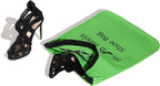 Premium Drawstring High Heel Shoe Bag – Travel-Friendly Dustproof Pouch for Heels & Sandals, Lightweight & Durable, 11 Color Options (green)