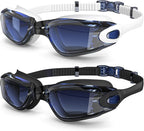 Braylin Swim Goggles, 2-Pack Swimming Goggles, Anti Fog, No Leaking For Adult Women Men Youth