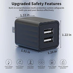 2Pack Fast iPhone Charger[Apple MFi Certified]10FT Dual Port USB Fast Charging Block iPhone 17 USB A-C Braided Cable Cords,Apple Charger Adapter for iPhone 17 Air/16e/17/16/15/15 Plus/Pro/Pro Max/iPad
