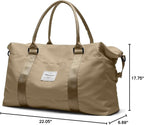HYC00 Travel Duffel Bag,Carry-on Overnight Weekender Bags for Women,Sports Tote Gym Bag with Wet Pocket