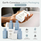 Purely | 150pc set | Hotel Soaps and Toiletries Bulk set | Airbnb Essentials for Hosts | Mini Travel Size Shampoo and Conditioner Sets | Bulk Travel Size Toiletries | Homeless Supplies Bulk