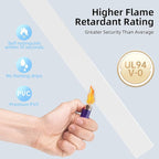 Delamu 63in Cable Hider, Cord Covers for 3-4 Wires on Wall, Paintable Cord Hider, Easy to Use Wire Covers for Cords, Wire Hiders for TV on Wall, Cable Cover Cable Management, W 1.18in H 0.60in