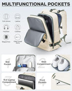 coofay Vacuum Backpack Travel with Pump Vacpack Travel Backpack with Vacuum System Compression Backpacks