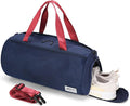 Gym Bags for Men with Side Pocket, 38L Sports Gym Duffle Bag with Wet Pocket&Shoe Compartment, Large Waterproof Sport Duffel Bags for Travel, Sports, Fitness&Workout(Navyblue)
