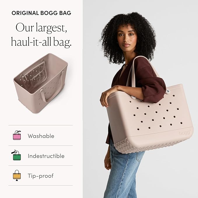 BOGG BAG Original Tote – Durable, Washable, Tip-proof – Beach, Pool, Boat, Work, Sports