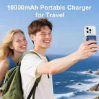 for Magsafe Power Bank, 10000mAh Magnetic Power Bank with USB-C Cable and PD 20W USB C Fast Charging LED Display, Wireless Portable Charger for iPhone 17/16/15/14/13/12/Pro/Pro Max